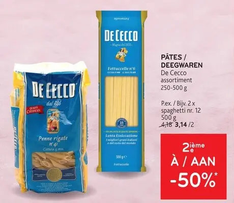 Offre: Pâtes / Deegwaren
