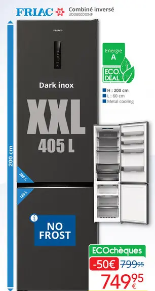 Offre: Combiné inversé UD3800DIXNF