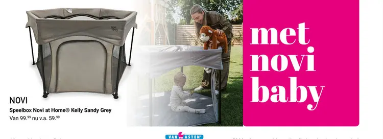 Aanbieding: Speelbox Novi at Home® Kelly Sandy Grey