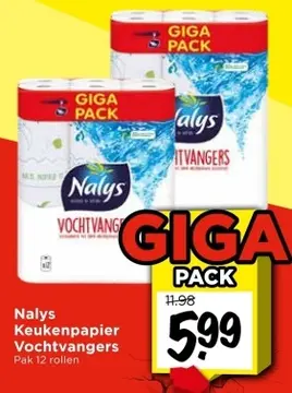 Aanbieding: Nalys Keukenpapier Vochtvangers