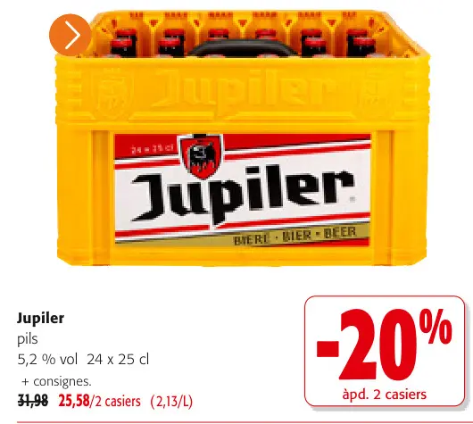 Offre: Jupiler
