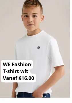 Aanbieding: WE Fashion T-shirt wit