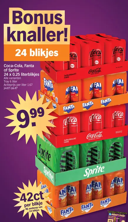 Promotie: Coca-Cola, Fanta of Sprite