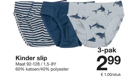 Promotie: Kinder slip
