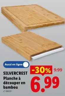 Offre: Planche à découper en bambou