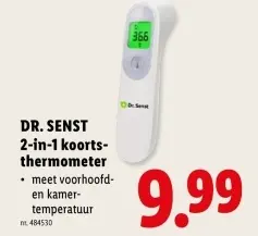 Promotie: Dr. Senst 2-in-1 koorts-thermometer