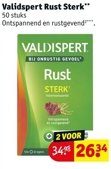 Aanbieding: Valdispert Rust Sterk