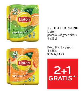 Offre: Sparkling Ice Tea Peach