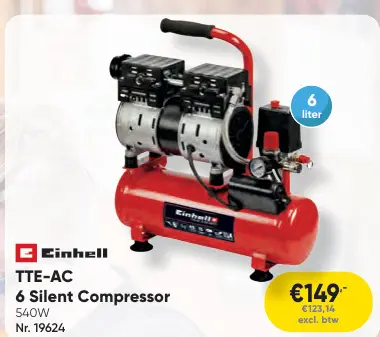 Aanbieding: 6 Silent Compressor