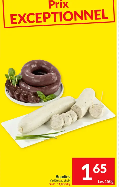 Offre: Boudins