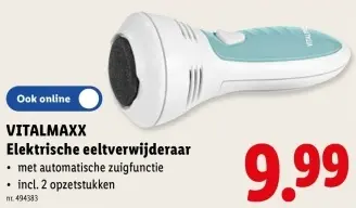 Promotie: Elektrische eeltverwijderaar