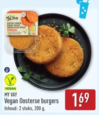 Aanbieding: Vegan Oosterse burgers
