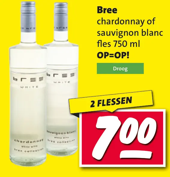 Aanbieding: chardonnay of sauvignon blanc