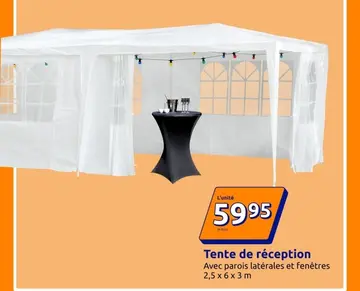 Offre: Tente de réception