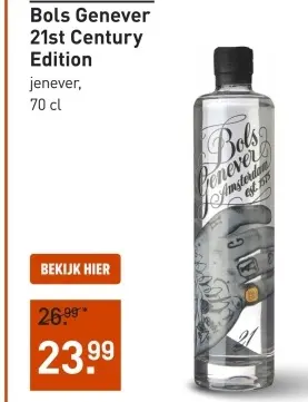 Aanbieding: Bols Genever 21st Century Edition