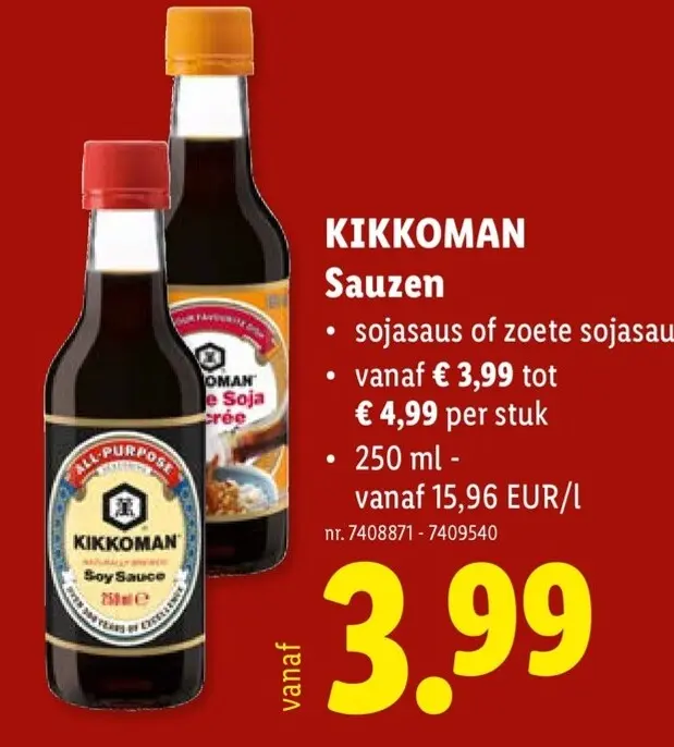 Promotie: Sauzen