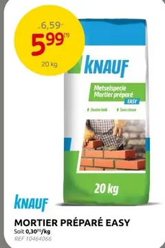 Offre: Mortier préparé easy