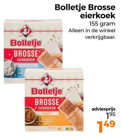 Aanbieding: Brosse eierkoek