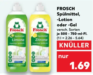 Aanbieding: Spülmittel, -Lotion oder -Gel