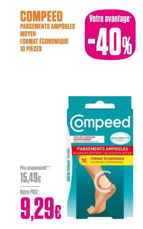Offre: Compeed Pansements Ampoules