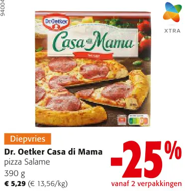 Aanbieding: Casa di Mama pizza Salame