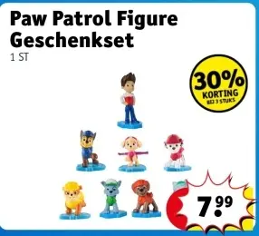 Aanbieding: Paw Patrol Figure Geschenkset