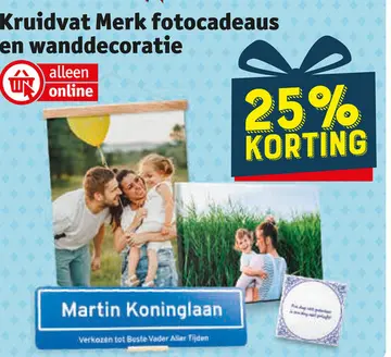 Aanbieding: fotocadeaus wanddecoratie