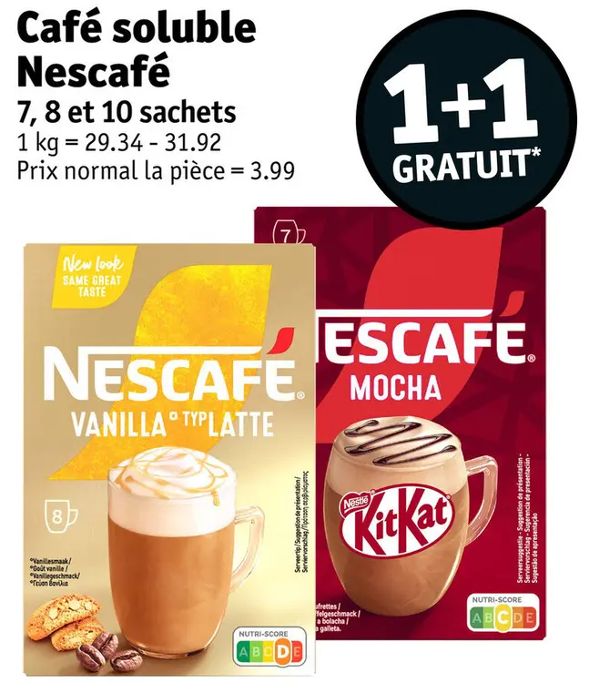 Offre: Café soluble
