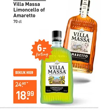 Aanbieding: Villa Massa Limoncello 70CL