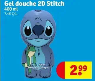 Offre: Stitch 2D douchegel