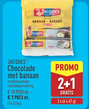 Promotie: Chocolade met banaan