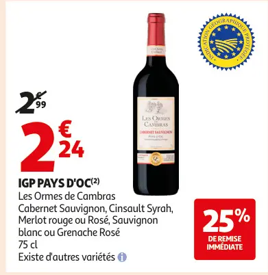 Promotie: Les Ormes de Cambras