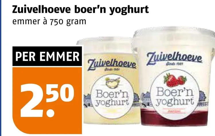 Aanbieding: boer'n yoghurt