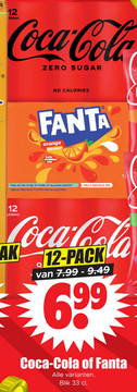 Aanbieding: Coca-Cola en Fanta