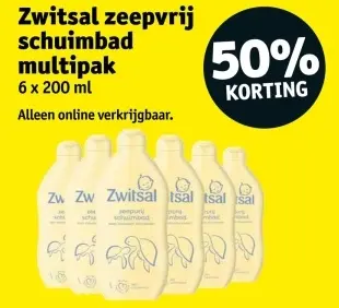 Aanbieding: zeepvrij schuimbad multipak