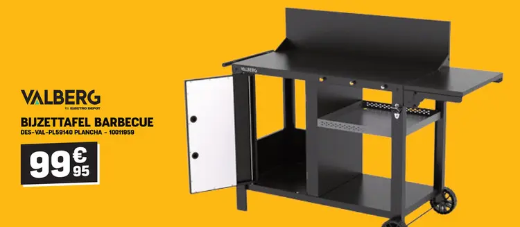 Promotie: Bijzettafel barbecue