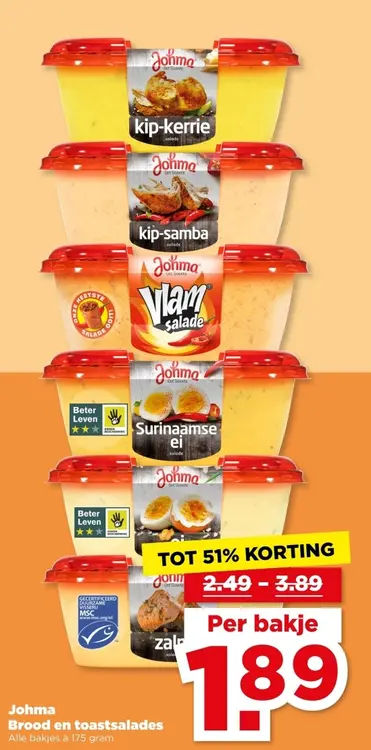 Aanbieding: Brood en toastsalades