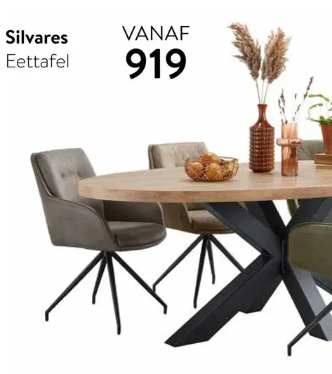 Aanbieding: Silvares Eettafel