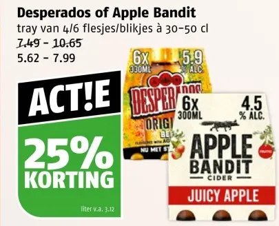 Aanbieding: Desperados of Apple Bandit