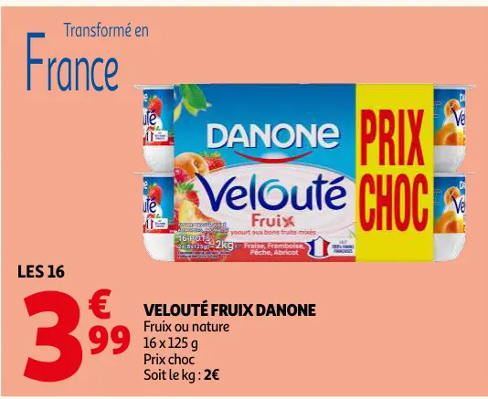 Promotie: Velouté fruix