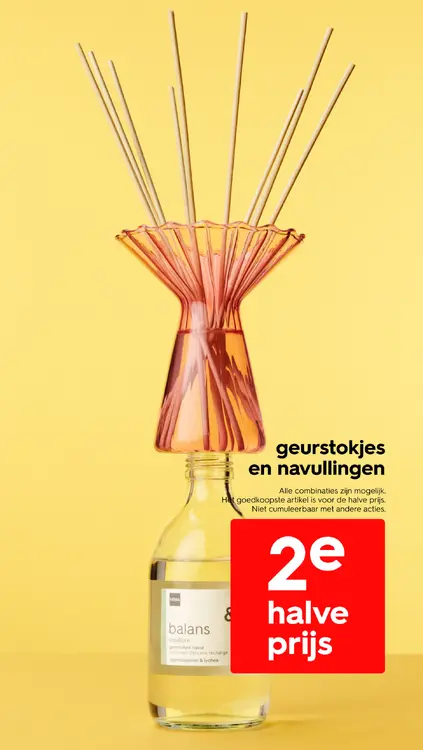 Promotie: geurstokjes en navullingen