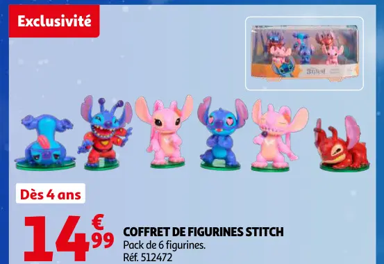 Promotie: Coffret De Figurines Stitch
