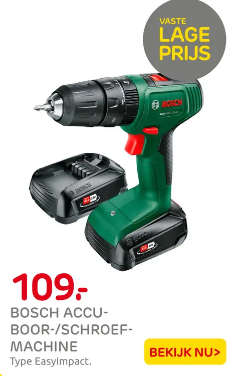 Aanbieding: Accu-boor-/schroef-machine