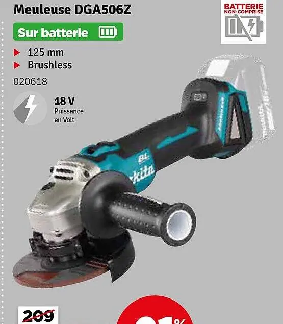 Offre: Meuleuse DGA506Z