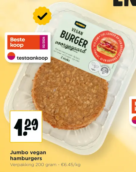 Promotie: Vegan hamburgers