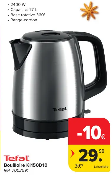 Offre: Bouilloire KI150D10