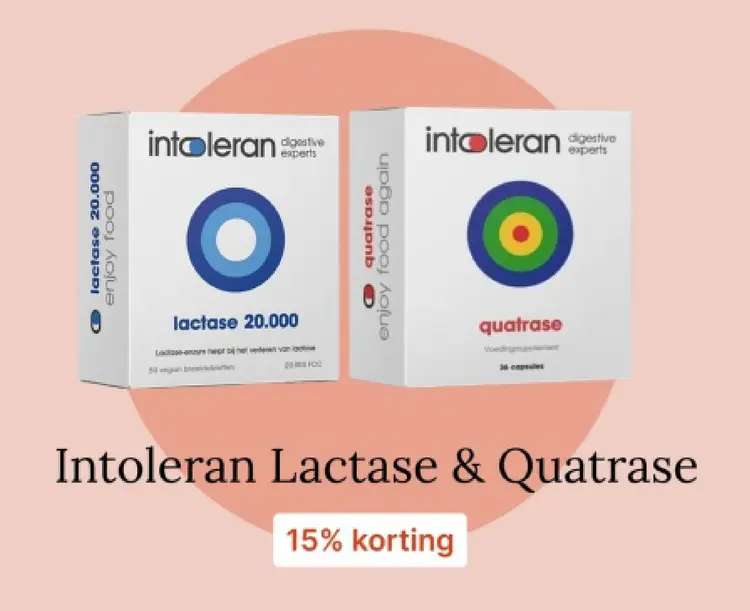 Aanbieding: Intoleran Lactase & Quatrase