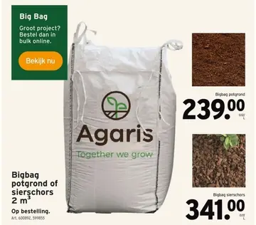 Aanbieding: Bigbag potgrond of sierschors