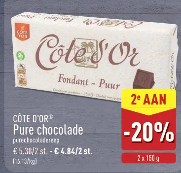 Promotie: Pure chocolade