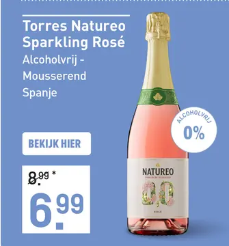 Aanbieding: Torres Natureo Sparkling Rosé